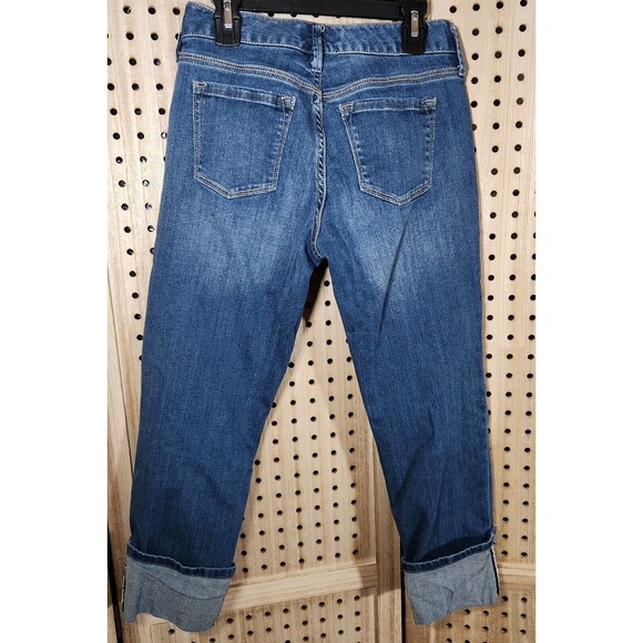 Banana Republic Jeans Womens 25/0R Skinny  Folded Cuffs Denims Pants Medium Wash - Picture 2 of 7